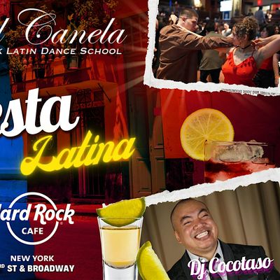 FREE  Latin Dance Social  at the Hard Rock Cafe NYC with DJ COCOTASO