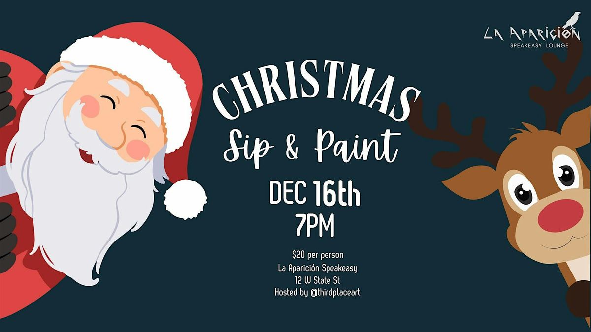Christmas Sip & Paint, 16 December | Event in Savannah | AllEvents