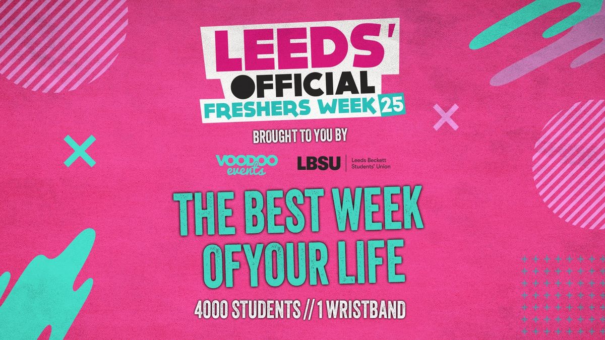 Leeds's Official Freshers Wristband 2025 , 15 September | Event in Leeds | AllEvents