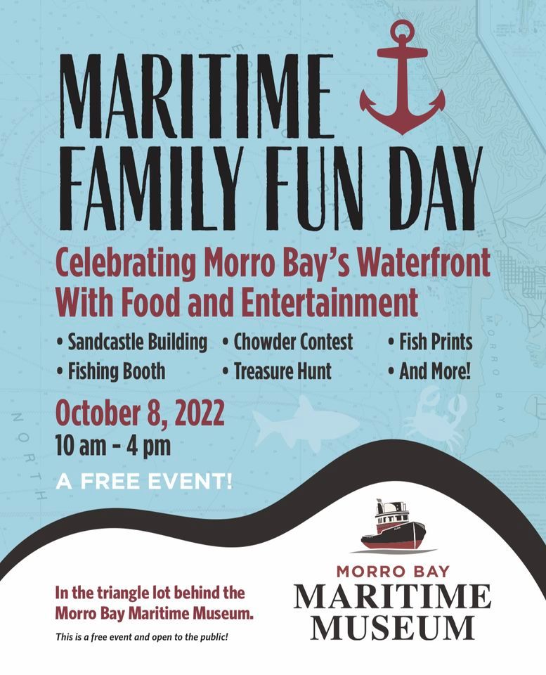 Maritime Family Fun Day, Morro Bay Maritime Museum, October 8 2025