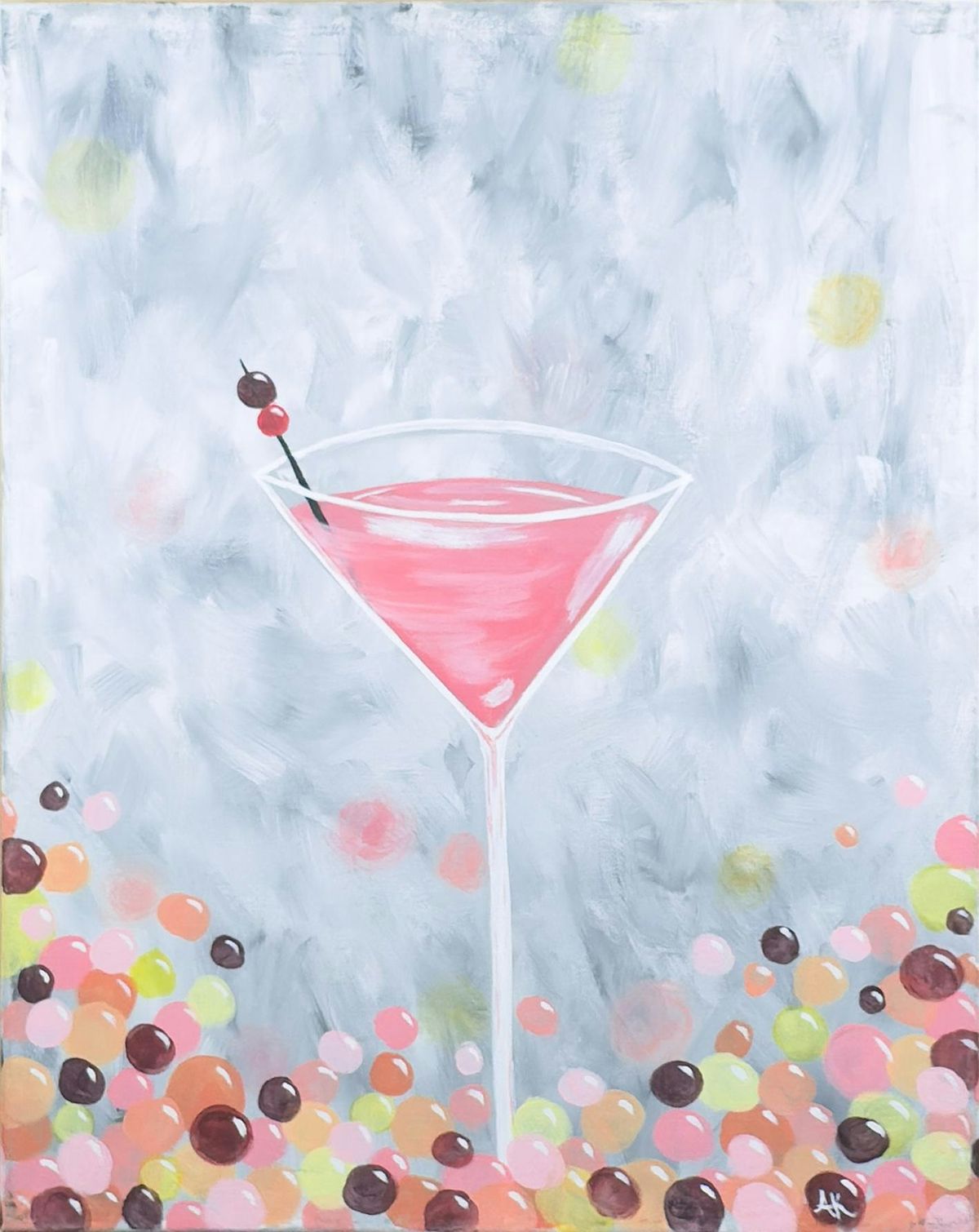 Newport Paint and Sip Party - Flirtini