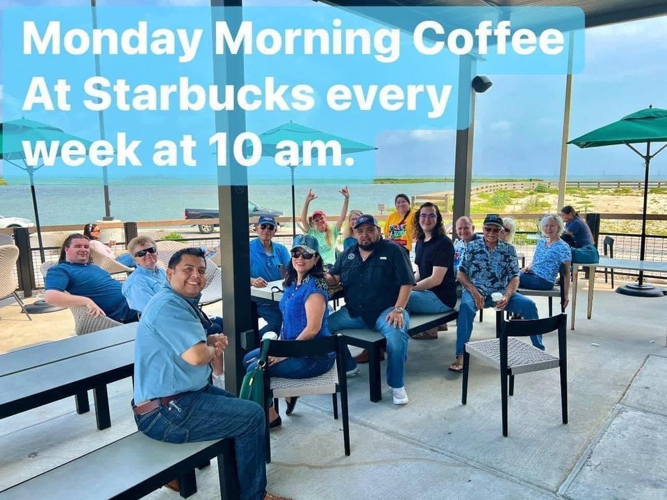 Weekly Monday morning coffee on the Island, Starbucks (14002 South