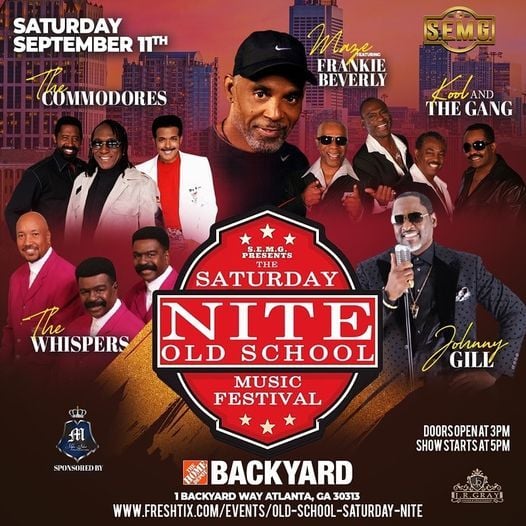 The Saturday Nite Old School Festival Tailgaters Of The Home Depot Backyard Atlanta September 11 2021 Allevents In Old School Concert December 2022 Calendar Atlanta Ga