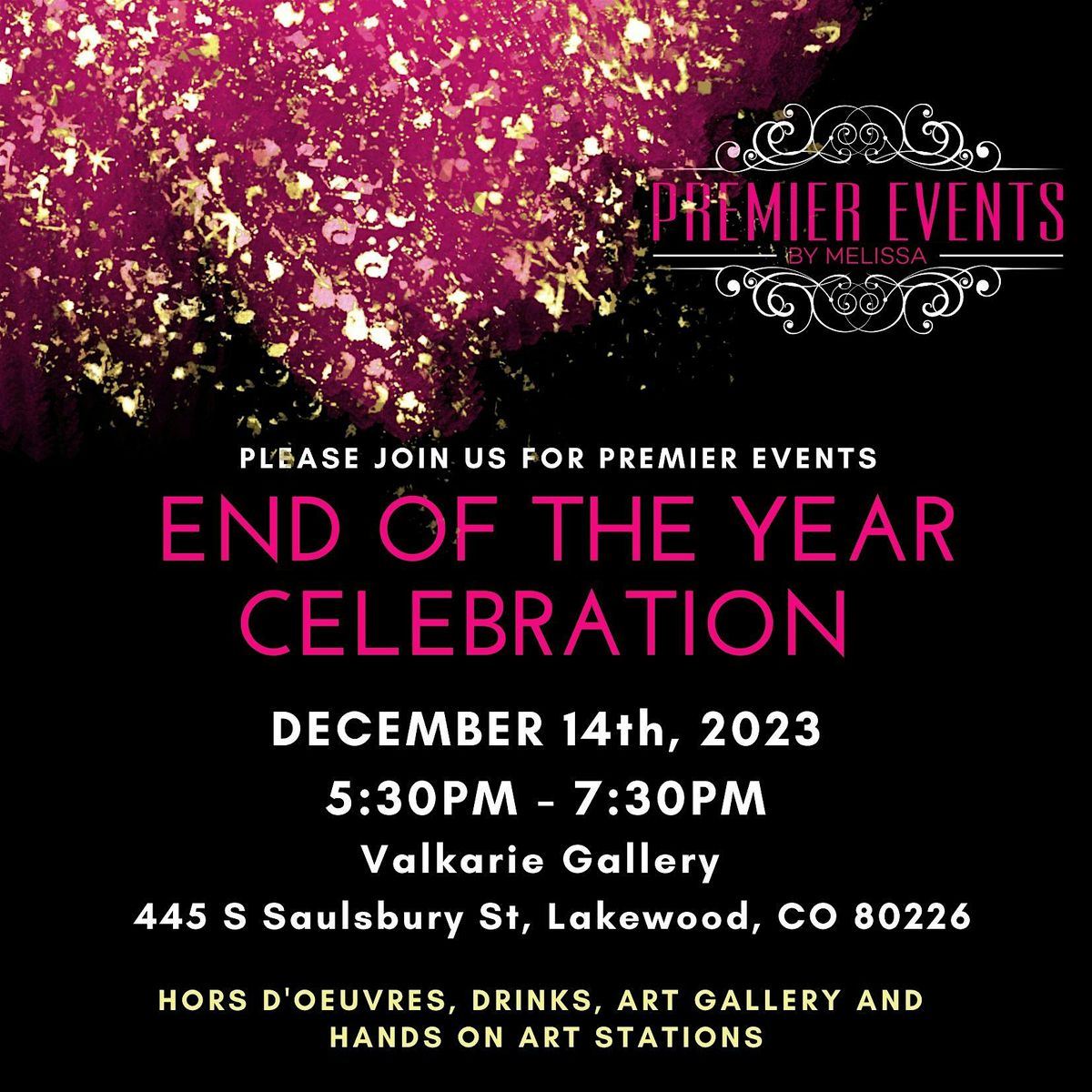 Premier Events End Of The Year Celebration, 15 December | Event in Morrison | AllEvents