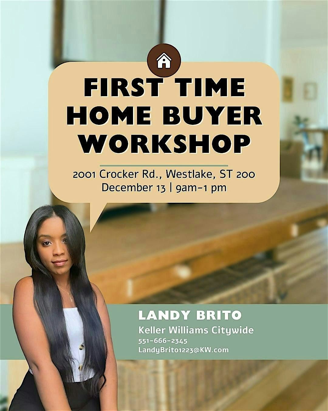 First Time Homebuyer Workshop, 13 December | Event in Westlake | AllEvents