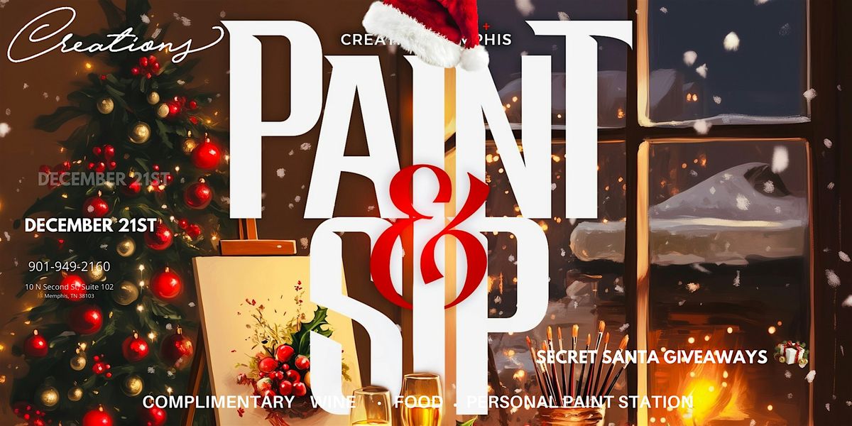 Holiday Paint & Sip, 21 December | Event in Memphis | AllEvents