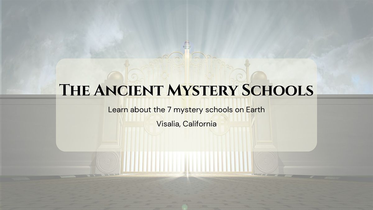 The Ancient Mystery Schools