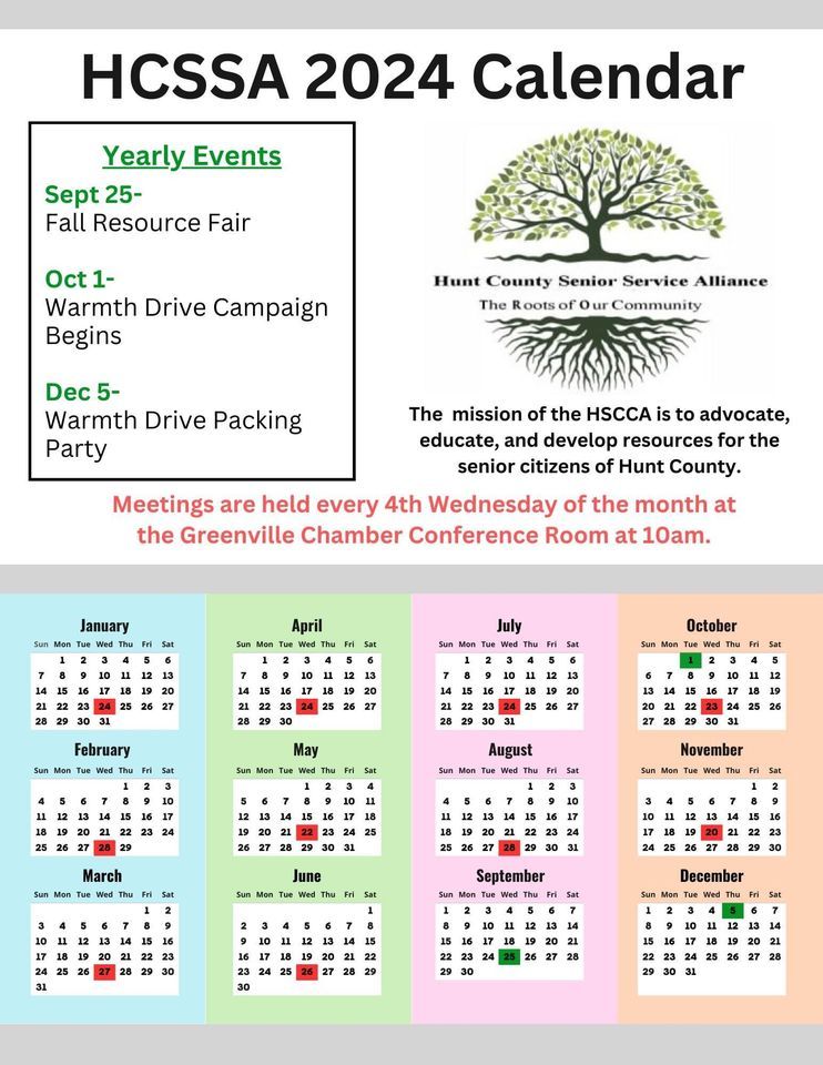 HCSSA Monthly membership meeting , 2713 Stonewall St, Greenville, TX, US,  24 April 2024 | AllEvents.in