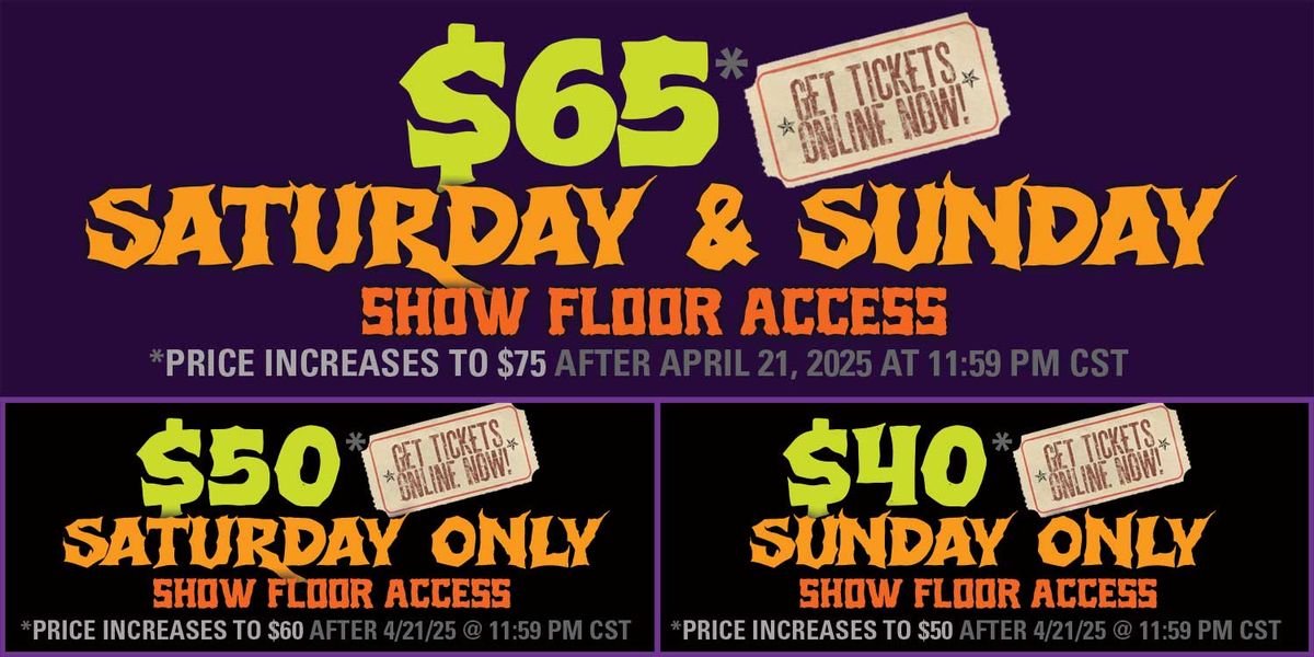 Midwest Haunters Convention - Sunday, 7 June | Event in Rosemont | AllEvents
