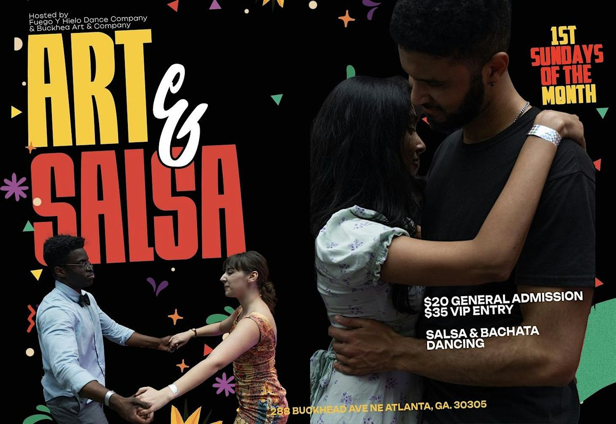 "Art + Salsa" Dance Class + Social in Buckhead Art Gallery, 7 December | Event in Atlanta | AllEvents