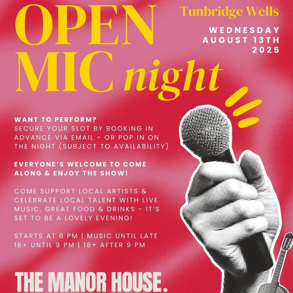 Tunbridge Wells Open Mic Night, 13 August | Event in Tunbridge Wells | AllEvents