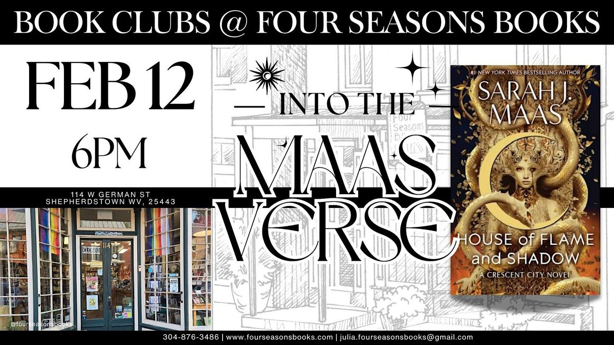 Into the Maas-Verse • House of Flame & Shadow, 12 February | Event in Shepherdstown | AllEvents