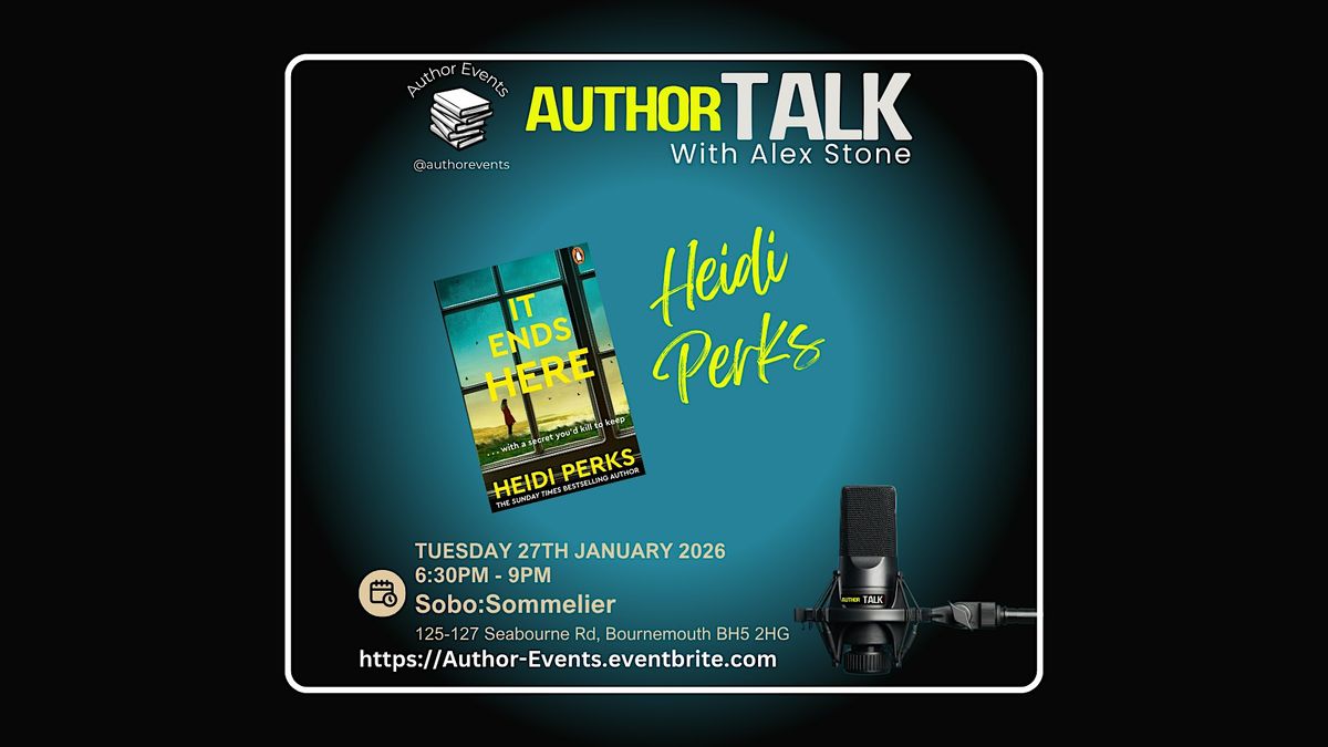 Author Talk - Heidi Perks, 27 January | Event in Pokesdown | AllEvents