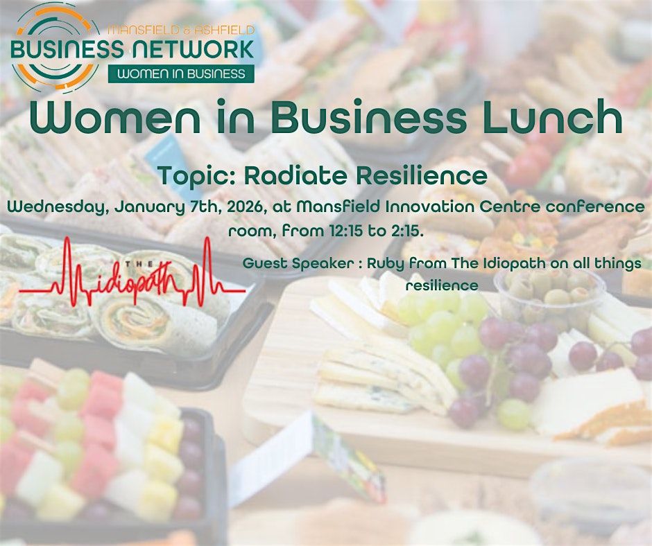 Women in Business Networking – Radiate Resilience MABN, 7 January | Event in Mansfield | AllEvents