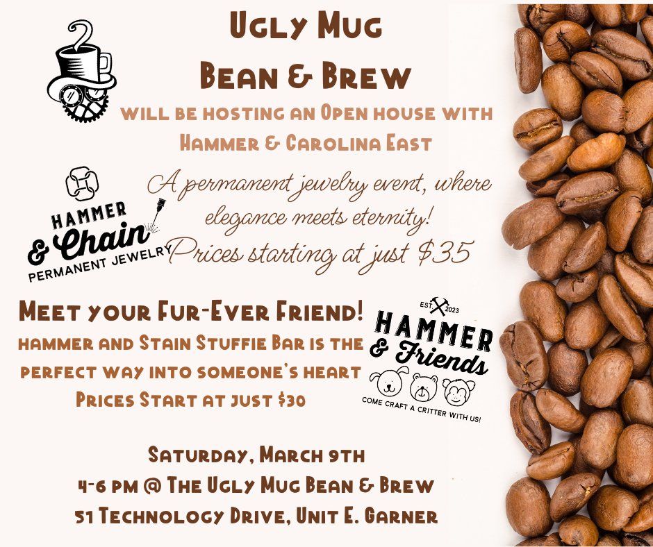 Ugly Mug Bean & Brew Fancy & Friends Permanent Jewelry and Stuffie