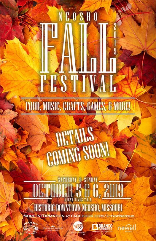Neosho Fall Festival 2019 at Historic Downtown Neosho, Neosho