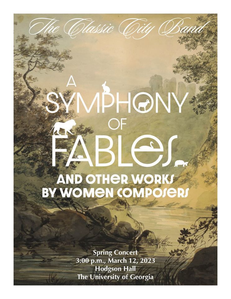 Classic City Band Spring 2023 Concert Women in Music, Hodgson Concert