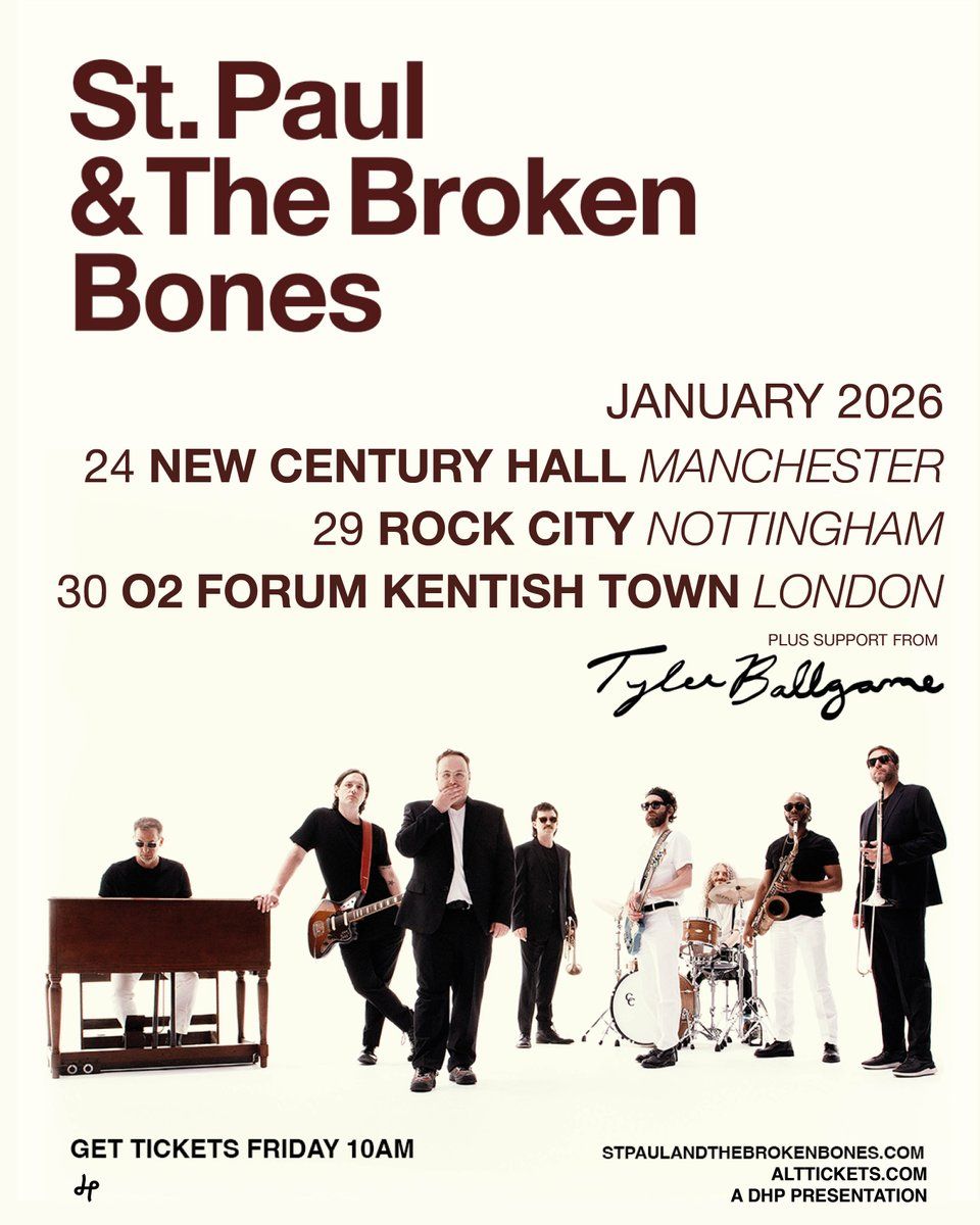 St. Paul and The Broken Bones & Tyler Ballgame, 23 March | Event in Tulsa | AllEvents