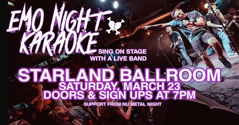 Emo Night Karaoke, Starland Ballroom, Sayreville, March 23 2024