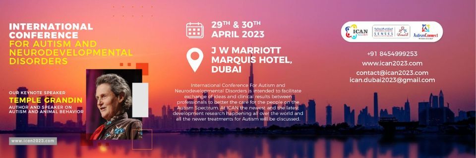 ICAN - International Conference for Autism and Neurodevelopmental Disorders, 29 April | Event in Dubai | AllEvents.in