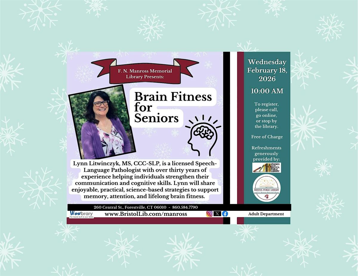 Brain Fitness for Seniors, 18 February | Event in Bristol | AllEvents
