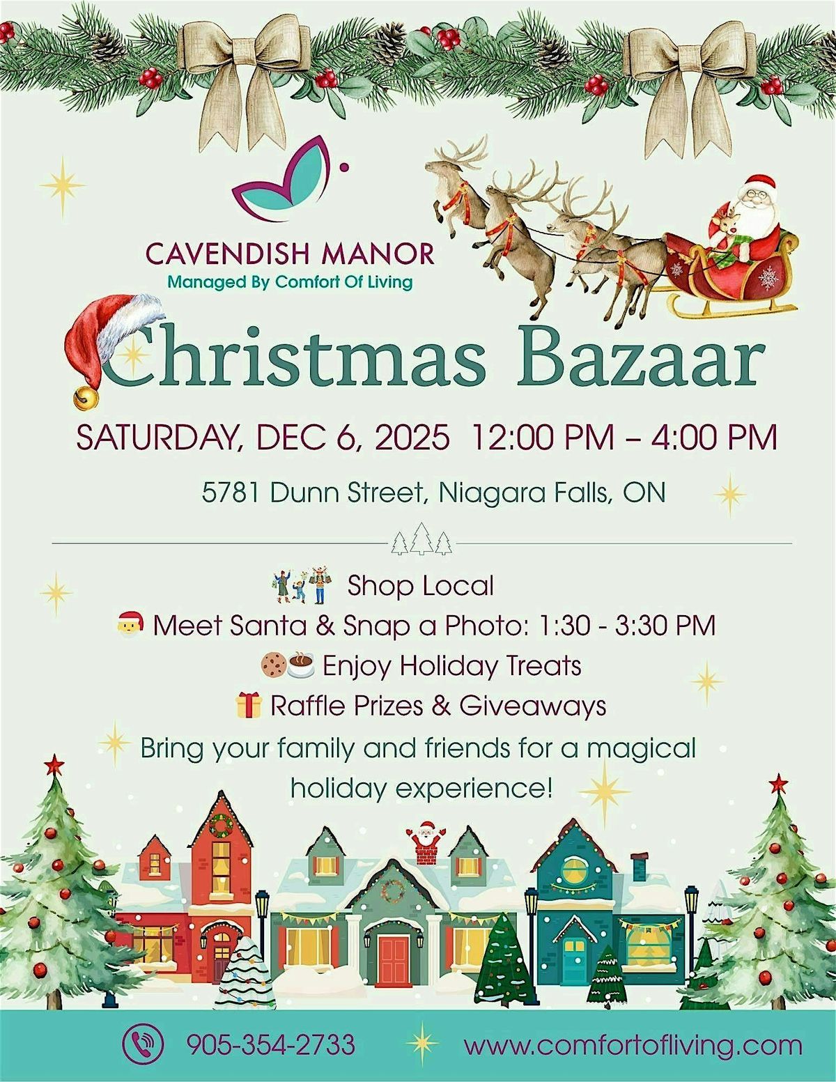 Cavendish Manor Christmas Bazaar, 6 December | Event in Niagara Falls | AllEvents