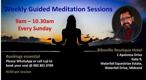 Guided Meditation Classes Riboville Boutique Hotel Midrand February 6 To February 27 Allevents In