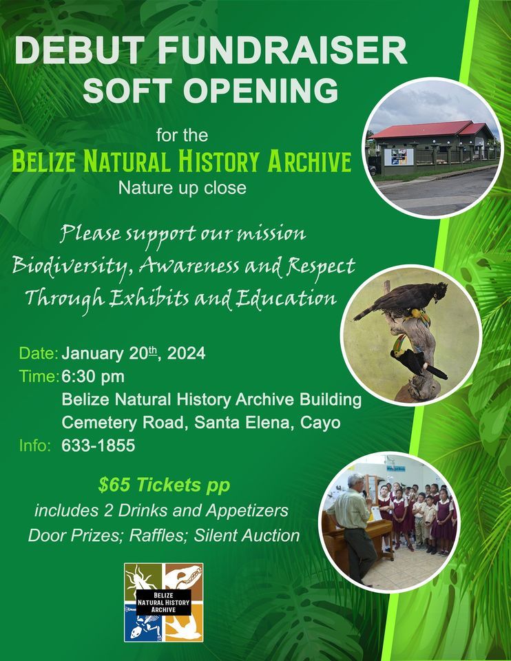 Soft Opening and Debut Fundraiser of the Belize Natural History Archive
