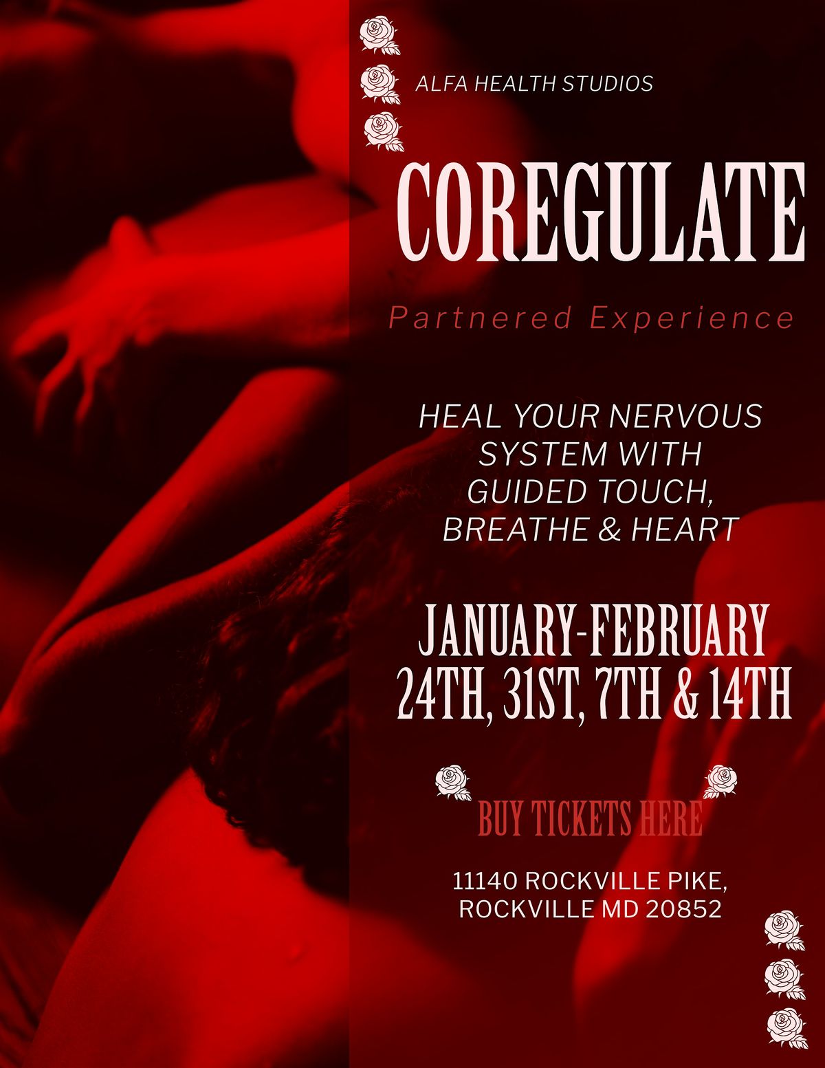 COREGULATE: Heal Your Nervous System with Guided Touch, Breath & Heart | Event in Rockville | AllEvents