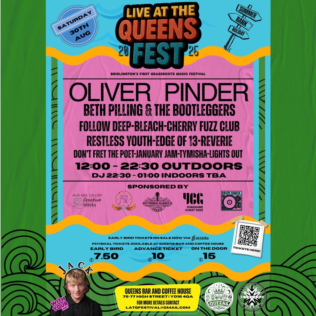 Live At The Queens Fest, 30 August | Event in Scarborough | AllEvents
