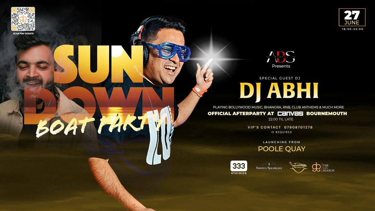 ABS Events UK presents "SUNDOWN BOAT PARTY", 27 June | Event in Poole | AllEvents