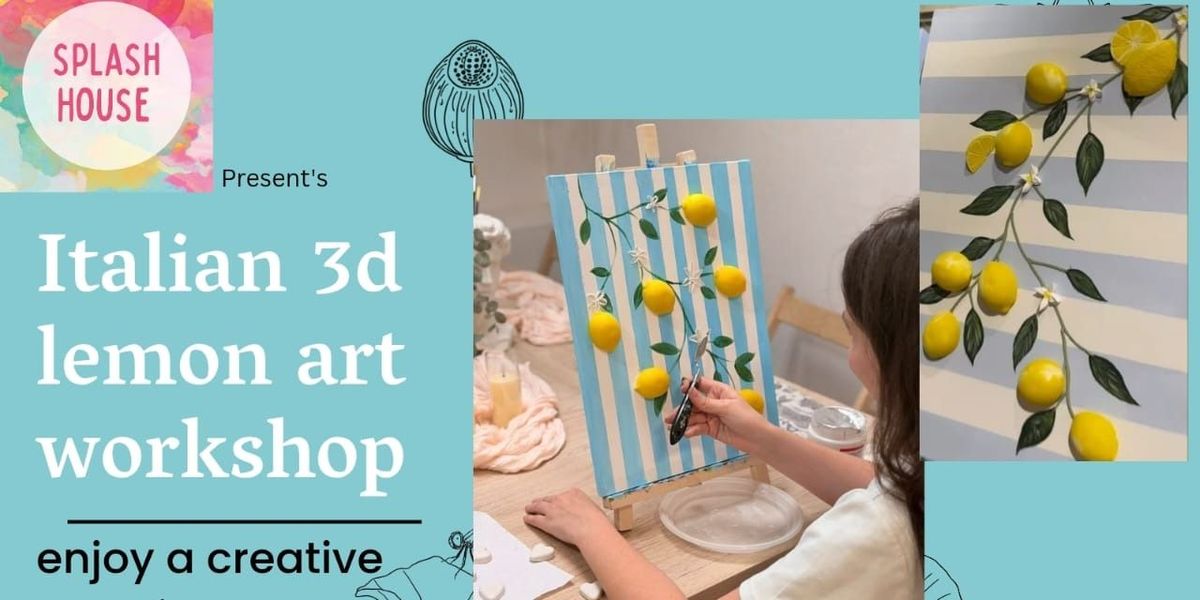 Italian 3d lemon art