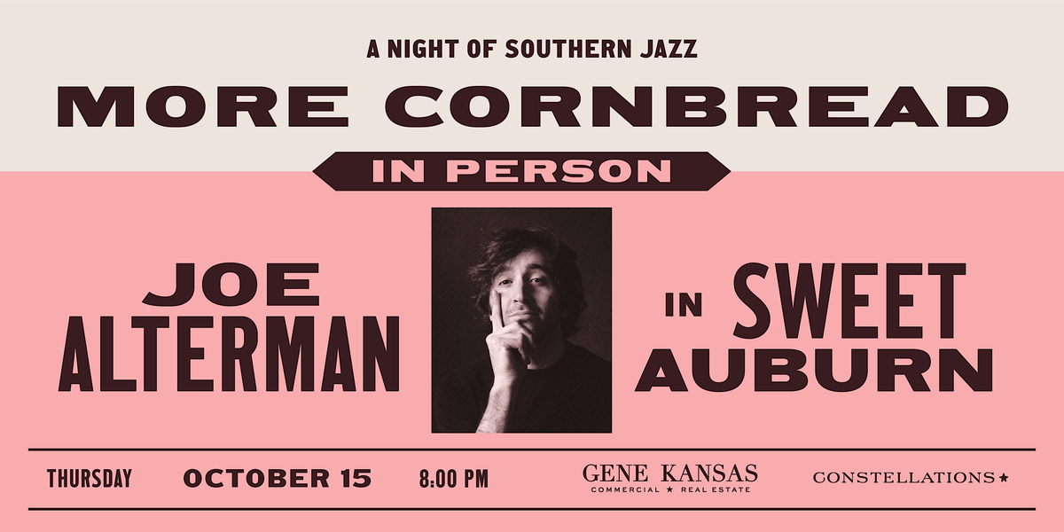 MORE CORNBREAD - A NIGHT OF SOUTHERN JAZZ in Atlanta – October 15, 2026 ...