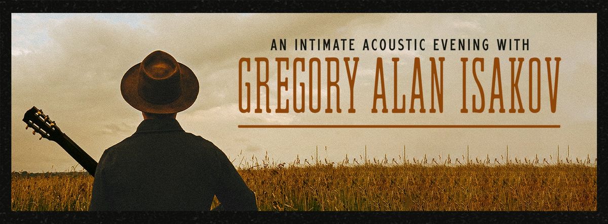 Parking An Acoustic Evening with Gregory Alan Isakov, 27 January | Event in Toronto | AllEvents