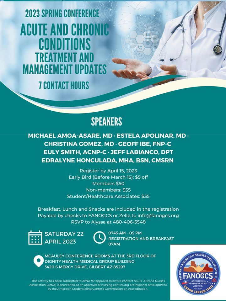 Fanogcs spring conference 2023 dignity health medical group cardiology
