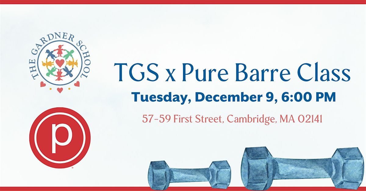 TGS Cambridge X Pure Barre | Event in Cambridge | AllEvents