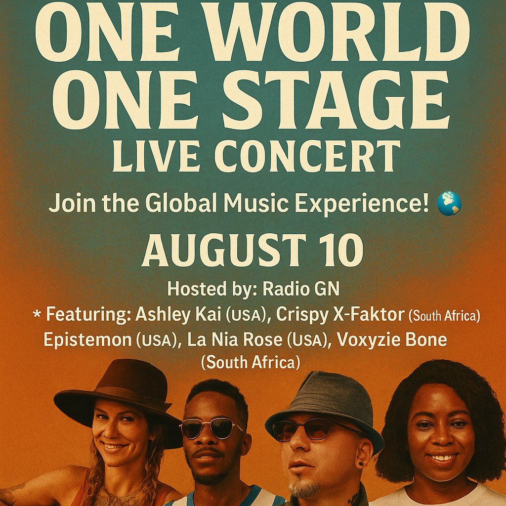 One World One Stage live concert, 10 August | Online Event | AllEvents