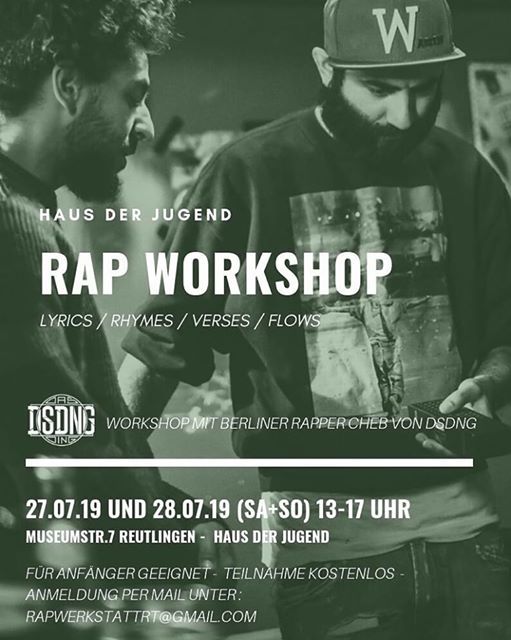 Rap Workshop At Rapwerkstatt Reutlingen Reutlingen