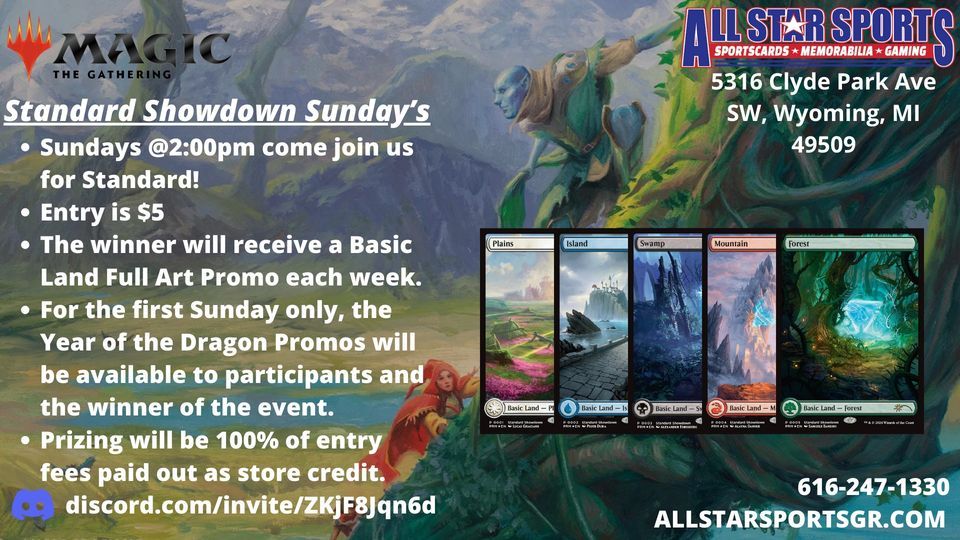 Standard Showdown Sundays AllStar Sports & Gaming, AllStar Sports
