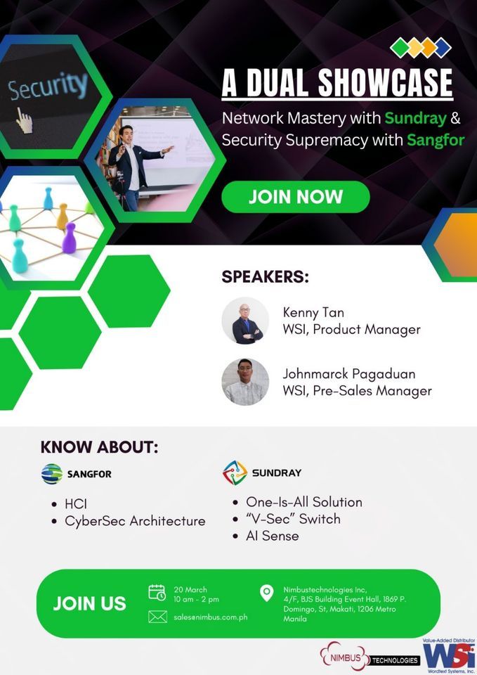 Dual Showcase Network Mastery with Sundray and Security Supremacy with ...