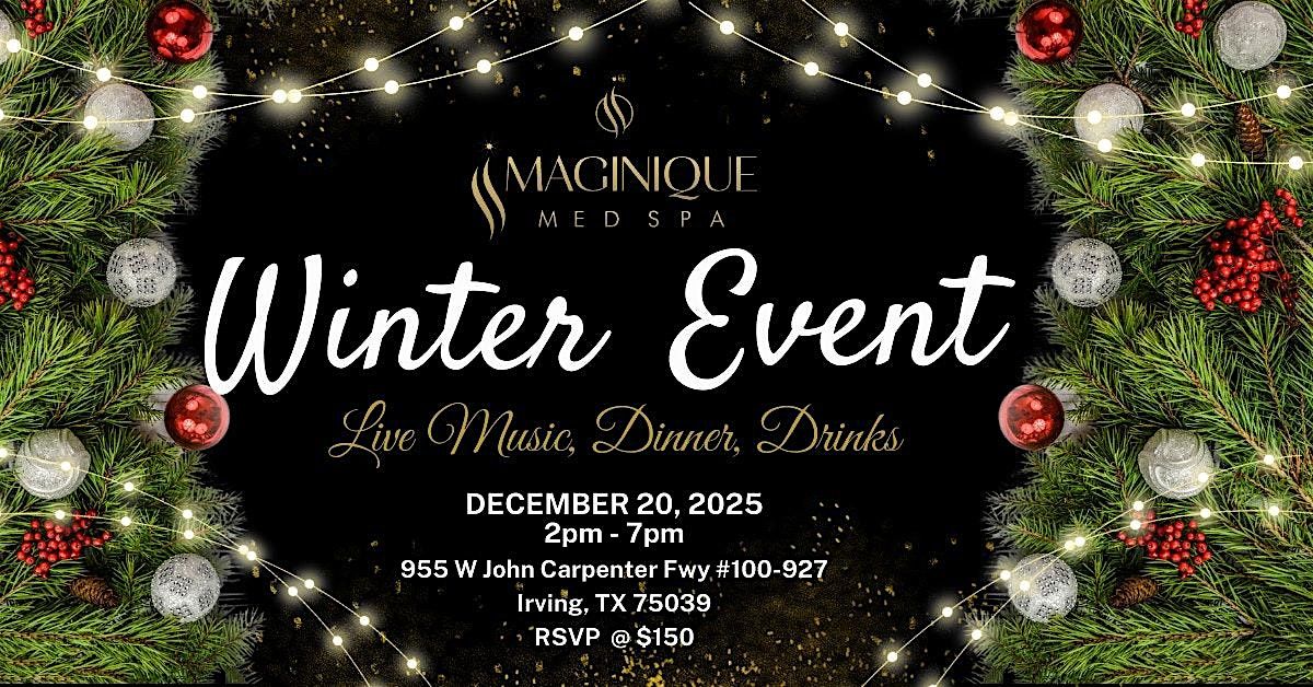 Imaginique Med Spa Winter Party - Live Percussion Performance & Spa Service, 20 December | Event in Irving