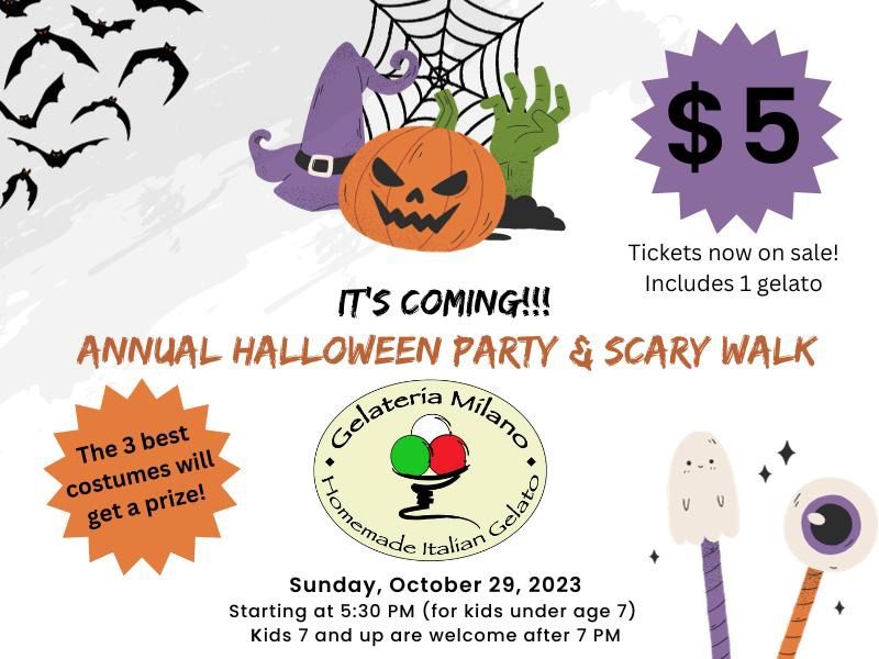 Kids Halloween Party, Gelateria Milano, Philipsburg, 29 October 2023