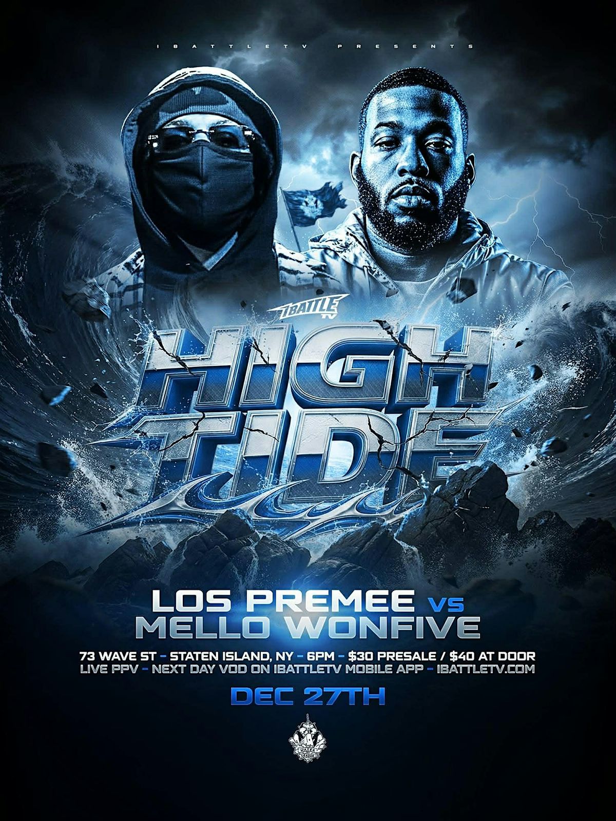 iBattleTV: HIGHTIDE, 27 December | Event in Staten Island | AllEvents