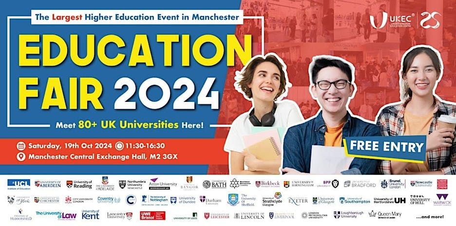 (2) UKEC Education Fair 2025 - Manchester, 25 October | Event in Manchester | AllEvents