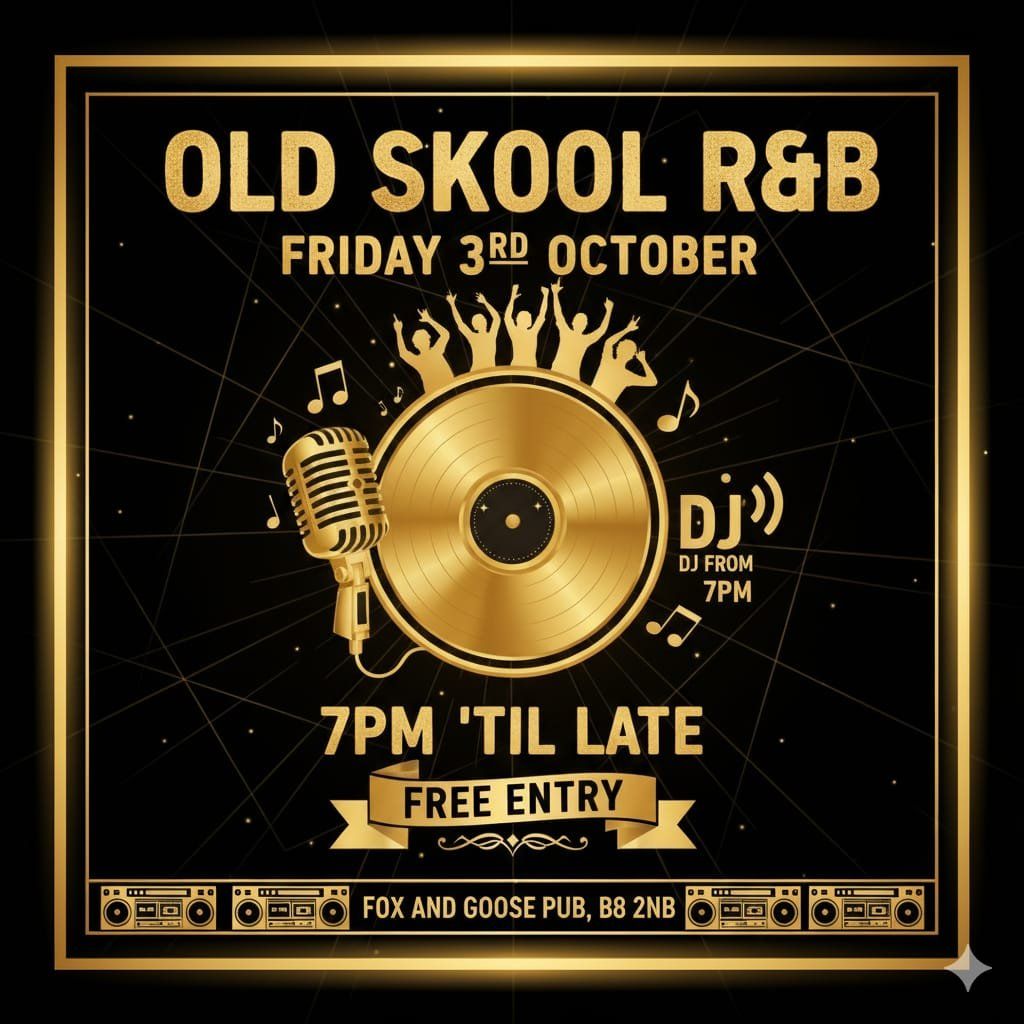 Old Skool RnB Night | Event in Birmingham | AllEvents
