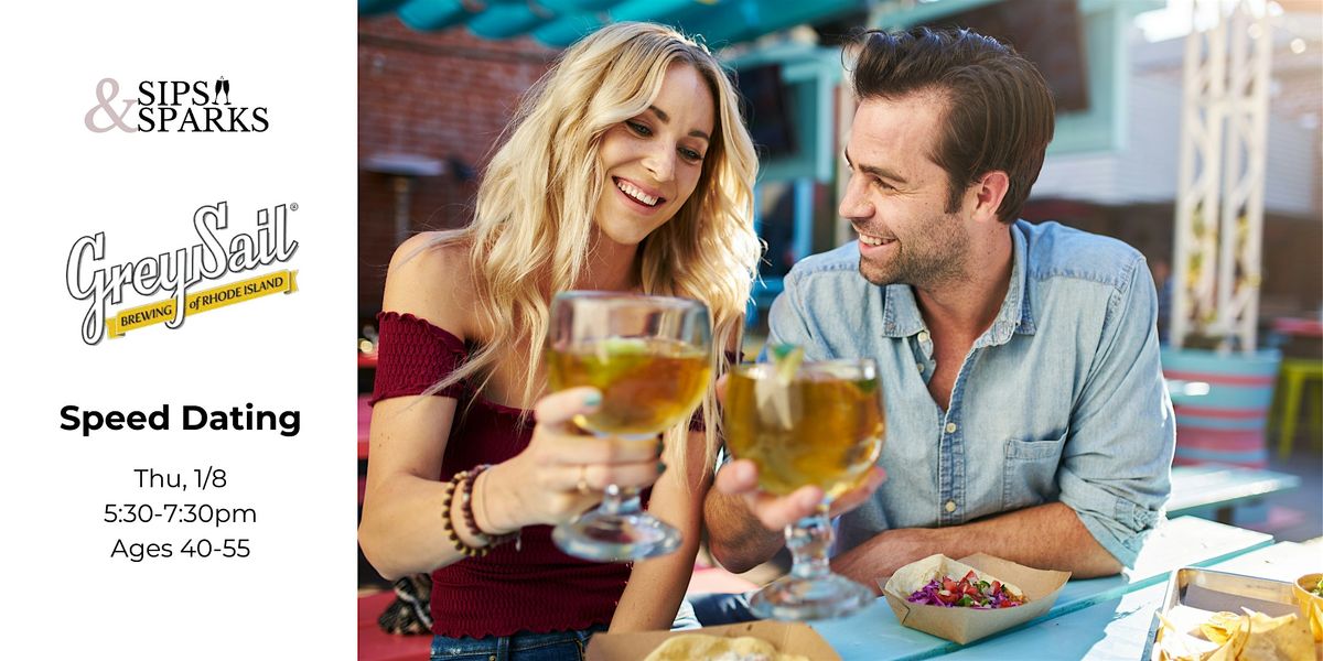 Speed Dating Ages 40-55 in Westerly, RI at Grey Sail Brewing, 8 January | Event in Westerly | AllEvents