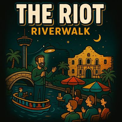 Riot Riverwalk Comedy Club logo