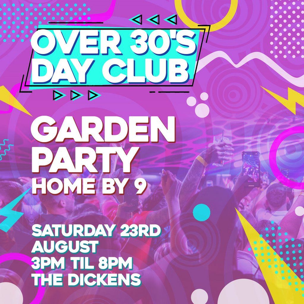 Over 30's Day Time - Garden Party, 23 August | Event in Middlesbrough | AllEvents