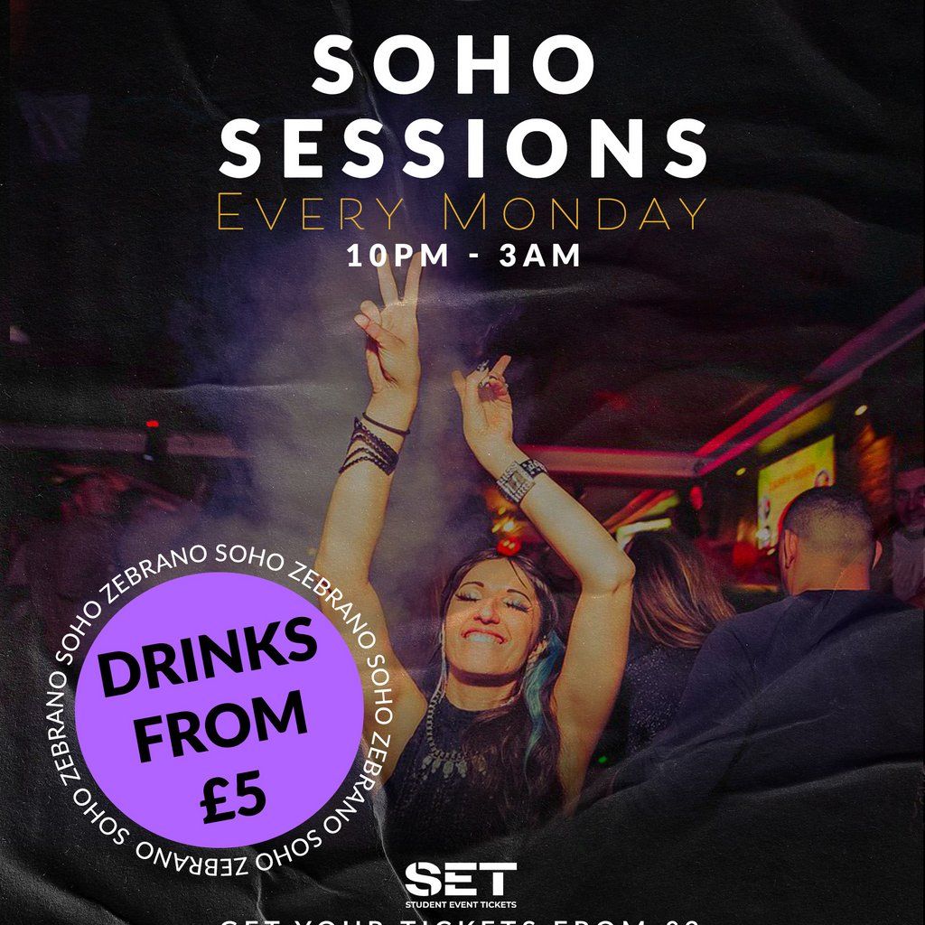 Soho Sessions @ Zebrano - Every Monday, 1 December | Event in London | AllEvents