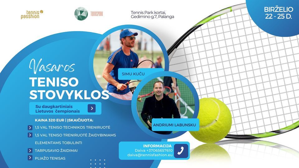 Joninių teniso stovykla Palangoje. , 22 June | Event in Palanga | AllEvents.in